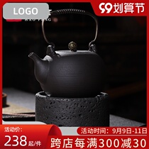 Haofeng volcanic stone tea maker ceramic boiling tea bowl cooking teapot electric pottery stove tea set pottery pot cooking tea stove