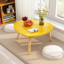 Simple floating window small tea table Nordic home window sill balcony bedroom low table ins wind tatami small table
