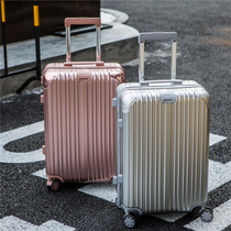 Luggage ins Net red female travel box 24 inch student password box tide man universal wheel 20 inch leather trolley box