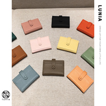 Togo Bull Leather 10 Screens Ultrathin Kbag Brief Joins Genuine Leather Wallet Drivers License Card Clip Korea East Gate