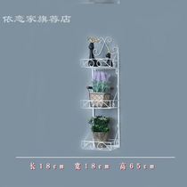 Put plant iron nail art Shelf shelf fashion shelf Wall nail glue storage cabinet nail polish