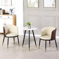 Net red balcony small table and chair coffee table three-piece combination fabric garden stool leisure milk tea shop combination set sofa