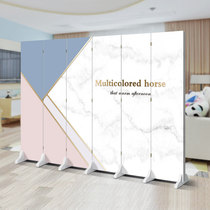 Simple screen partition Living room bedroom occlusion household folding mobile folding screen Modern simple office Nordic Chinese style