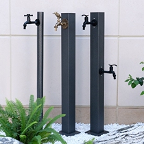 Garden outdoor faucet outdoor antifreeze column stainless steel all-copper water pipe water hydrant garden villa landscape water column
