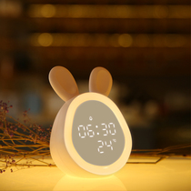 Alarm clock cartoon students use childrens special smart bedside clock Girls cute big volume bedroom electronic Princess female