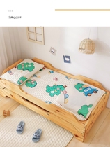 Kindergarten Quilt Three Sets Summer Quilt Air Conditioning Quilt Ice Silk Latex Cool Mat Baby Soft Mat Baby Afternoon Nap Summer Cool Quilt