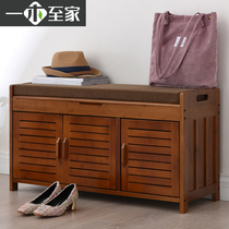 European-style shoe change stool shoe cabinet household door shoe locker simple modern try-on shoe stool can sit on shoe rack