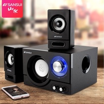 Shanshui 10E computer audio 2 1 desktop Bluetooth Game small impact living room desktop heavy subwoofer home speaker