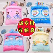 Childrens kindergarten quilt three pieces containing core children nap bedding baby into garden products baby cot six pieces