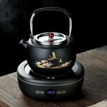 Thickened 304 stainless steel kettle Kung Fu tea special electric ceramic stove cooking kettle Household induction cooker teapot