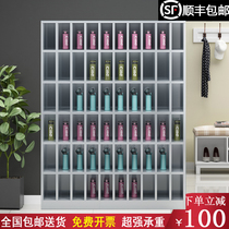 Stainless steel 304 factory lockers multi-door cabinets staff canteen cupboard shoe cabinet sterile shoe cabinet 60 cup cabinet