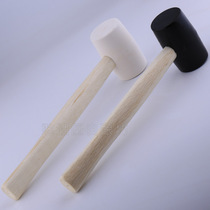 Rubber hammer rubber hammer head to drive cork into red wine bottle