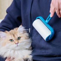 Pet cat hair roller brush sticky hair device Household drum replacement roll paper removal clothes dust artifact sticky hair suction