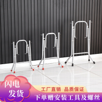 Folding table leg tripod folding table rack round table shelf foldable iron table leg stand stand stand stand foot leg