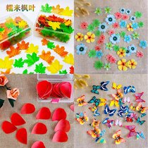 Glutinous rice paper butterfly edible ornaments birthday cake decoration cold plate baking diy can eat wagi paper set plate