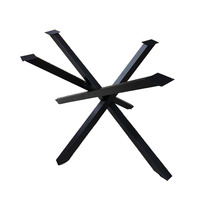 Solid wood conference long table personalized table feet Nordic long table work table bracket creative metal paint table legs
