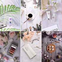 3D Photography Background Paper Ins Wind Photo Props Gourmet Christmas Cosmetics Accessories Shooting Backdrop Cloth Hem breakfast Baking bread Lower afternoon tea Light Shadow Geometric Pendulum Clapping Solid Jam