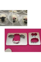 Sheep Shali Chicken monkey cartoon steamed bread mold pasta pattern household steamed buns fruit and vegetable steamed buns baby food supplement