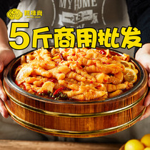 Lemony spicy boneless chicken feet commercial 5 jin pack wholesale large portion open bag ready-to-eat cold cuts snack boneless chicken feet