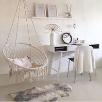 Balcony hanging chair light luxury small family living room light luxury rocking chair university dormitory cute lazy Net Red swing
