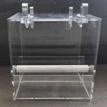 Parrot automatic feeder Assembly-free bird food box Parrot splash-proof food box Suitable for large medium and small parrots