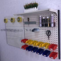Upper wall hole board display rack hardware tool hanger jewelry hand accessories hole board adhesive hook display rack shelf