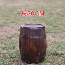 Cask oak cask decoration solid wood beer red wine cask props wedding supplies