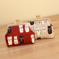 Small crowddesign day style and wind zero wallet original design cloth art card bag personality retro small wallet woman