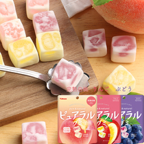 Japanese snack Kabaya Kabaya peach strawberry sandwich fruit fudge juice marshmallow QQ gummy