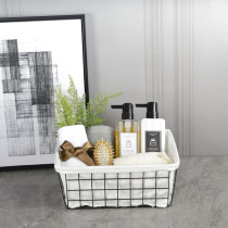 Model room bathroom accessories toiletries empty bottle towel Tray storage basket combination set soft decoration