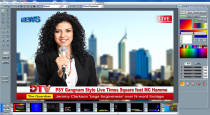 Yangming datavideo CG-10 HD SD Subtitle Software Subtitle System Dynamic Rolling Subtitle Platform