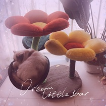The happiness of a kitten is like a flower ~ Kerry colorful flower cat climbing frame cat toy cat jumping Post