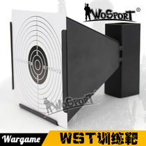 Indoor and Outdoor Tactical cs center point metal steel target portable special forces military fan training shooting recyclable target