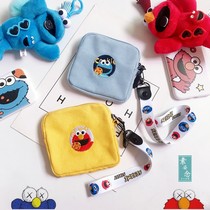 South Korea S Zero Wallet Woman Mini Cartoon Cute Sail Cloth Art Little Wallet Student Coin Key Bag