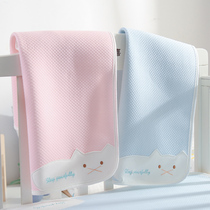 Baby Compartments Urine Mat Waterproof Washable Newborn Overnight Pad Pure Cotton Anti Leaking Mat Breathable Baby Aunt Mat Care Mat