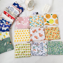 Zero Wallet Woman Little Mini Cloth Art Card Wallet Integrated Student Square Small Pocket Bag Thin And Cute Coin Bag