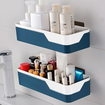 Punch-free toilet rack bathroom wall toilet toilet washstand wall-mounted storage shelf artifact
