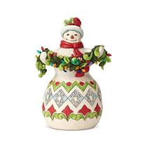 Enesco Jim Shore Heartwood Creek Snowman with String