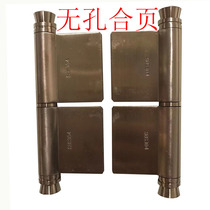 5 inch stainless steel thickened gate crown head rose gold non-hole welding heavy flag row release hinge door hinge