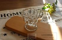 Glass Cup Pudding Cup Breakfast Cup of ice cream Cream Photographic Props Pat Gourmet Shooting Photo background Decorative Pendulum