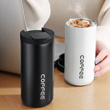 Small exquisite portable stainless steel American coffee cup heat preservation European style luxury carry-on takeaway