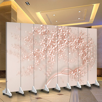 Nordic screen partition wall Living room decoration mobile folding Simple modern bedroom office occlusion Custom folding screen