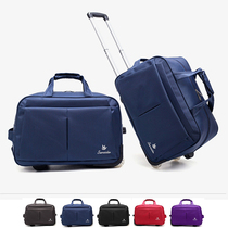 Pull Rod Bag for male and female students folded luggage bag large capacity Waterproof Cloth Hand Suitcase 20 20 24 26 Inch