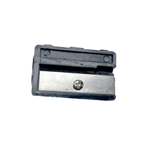 Leather head tool pencil sharpener and pencil sharpener blade