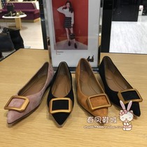 Domestic purchase of authentic low heel thin heel pointed toe women's single shoes q1901 q1903