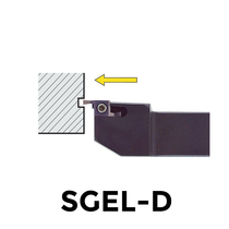 End face slot knife SGEL2020K-D 1616h-d 2525M-D SGESR B- SGEL