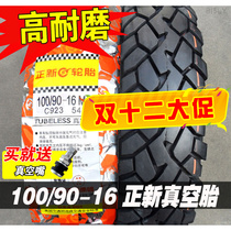 Zhengxin tire 100 90-16 motorcycle tire Xiamen 10090 16 inch vacuum tire all terrain tire front wheel