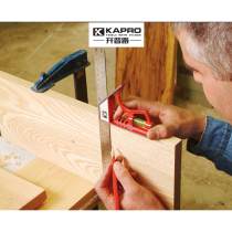KAPRO Cape Road die-casting magnetic lock 45 degrees 90 degrees combined angle ruler 30CM stainless steel multifunctional angle ruler
