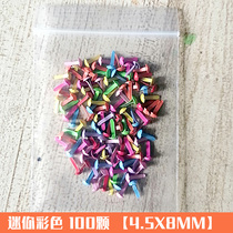 Mini-foot nails silver gold dipogenic nails with handmade split nails with pins and pins with loving round shape