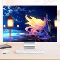 Computer dust cover desktop display decorative cover Korean cute dust cover cloth xm all-in-one dust cover cloth art